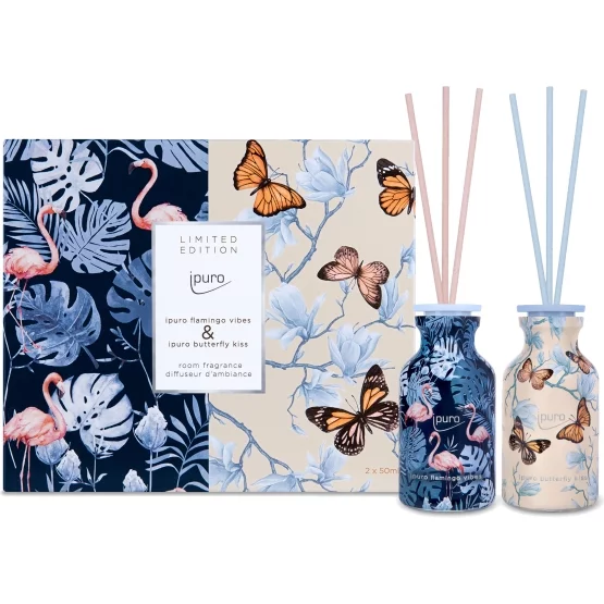 ipuro Limited butterfly & flamingo Geschenkset, 2 x 50ml