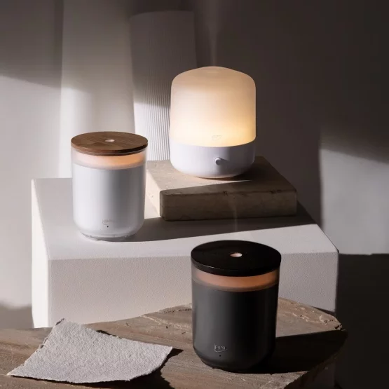 ipuro Air Sonic Aroma Diffusor, Candle weiss