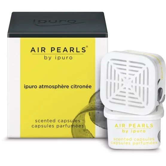 ipuro Air Pearl Capsules, atmosphère citronée, 2 x 6g