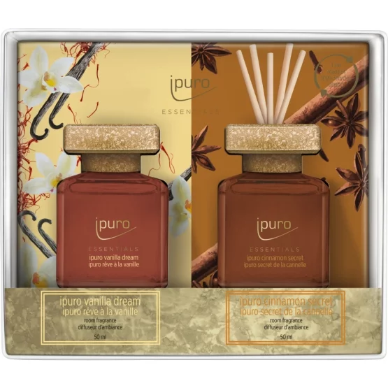 ipuro Giftset cinnamon secret & vanilla dream, 2 x 50ml