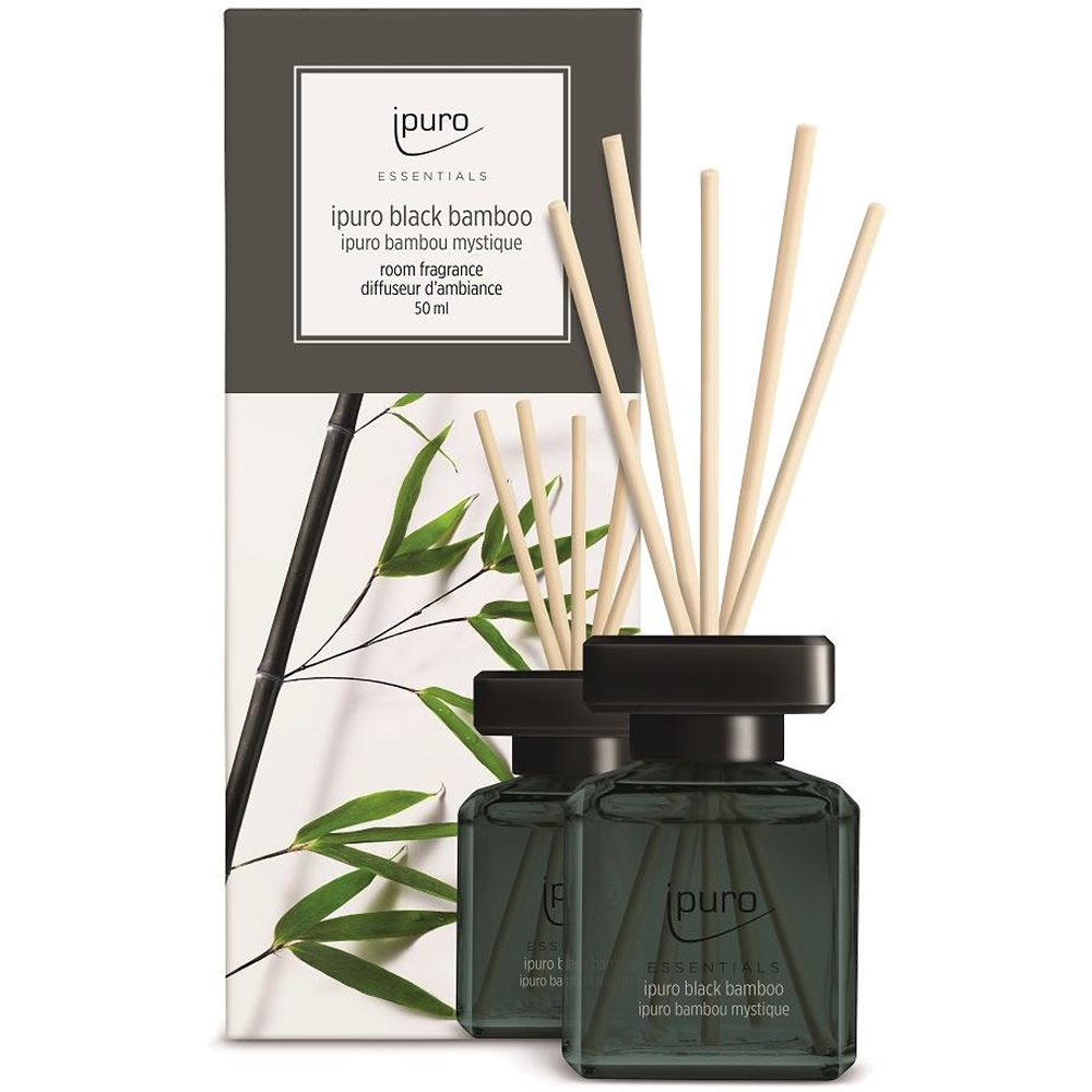 Bâtonnets parfumés Ipuro Essentials Black Bamboo 100 ml