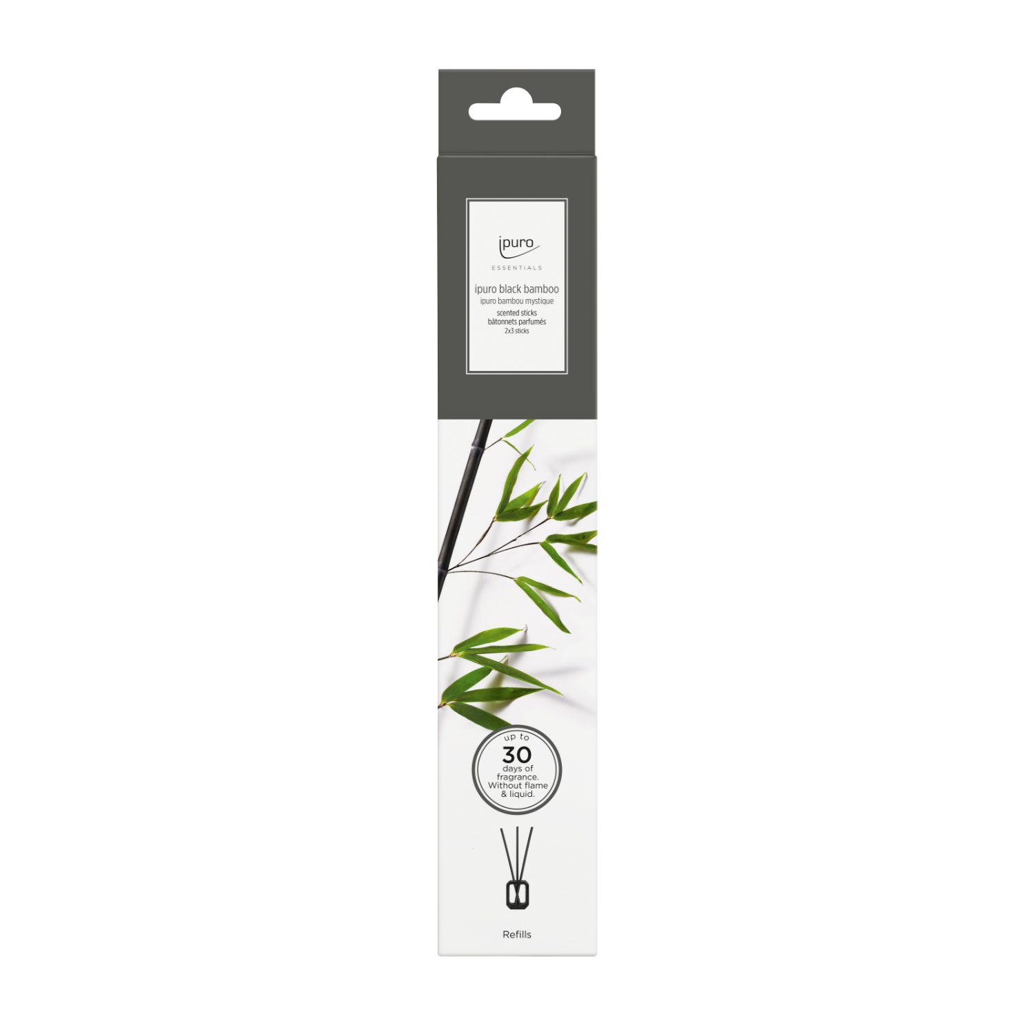ipuro Essentials Stick Refill Black Bamboo - Jetzt online kaufen