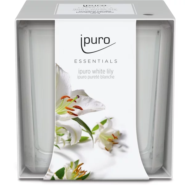 ipuro Candle white lily, 125gr